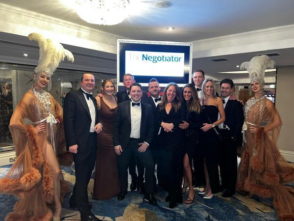 Frost's staff at the negotiator of the year awards